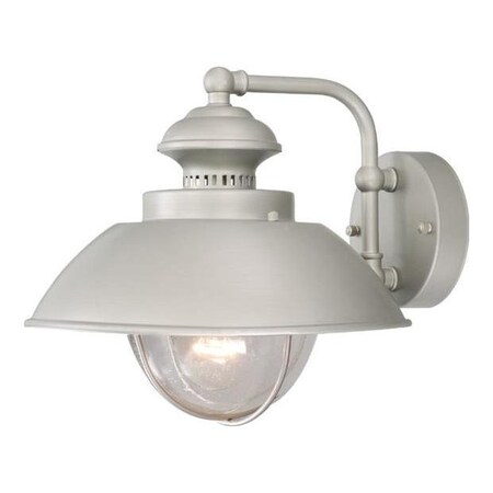Vaxcel Nautical 10 In. Outdoor Wall Light Brushed Nickel OW21513BN